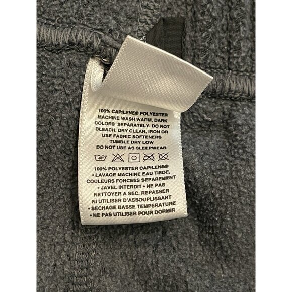 Patagonia Kids L (12) Fleece Pants Gray Capilene Synchilla Warm Outdoor Unisex - Picture 5 of 7